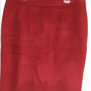Talbots women’s plus size 16 red skirt.